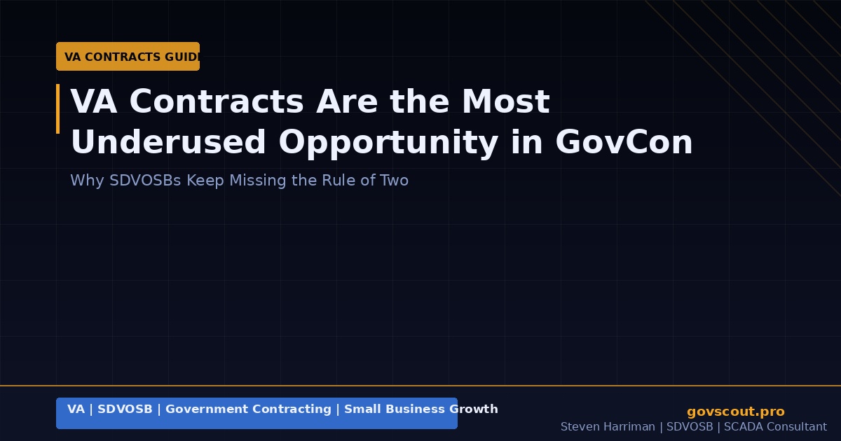GovScout Pro VA contracts guide graphic